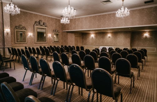 Rowton Hall Hotel theatre layout'